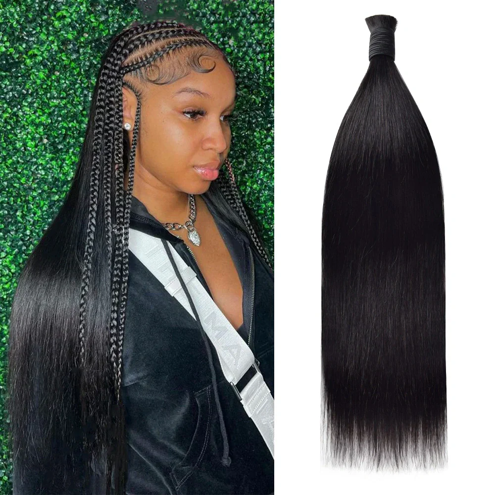 Bulk-hair-straight-hair.webp Bulk Hair Straight Hair Natural Black - Image 1