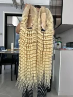 200% 613 Transparent Lace Wig Deep Wave - Image 2