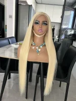 200% 613 Transparent Lace Wig Straight - Image 3