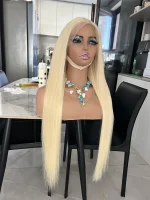 200% 613 Transparent Lace Wig Straight - Image 2
