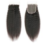 Mink Hair HD Lace Closure Kinky Straight - Image 4