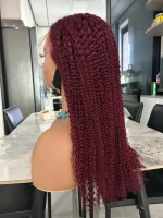 99J 13x4 Color Wig Lace Wig Curly Hair - Image 2