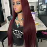 99J 13x4 Color Wig Lace Wig Straight Hair