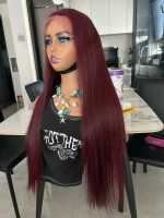 99J 13x4 Color Wig Lace Wig Straight Hair