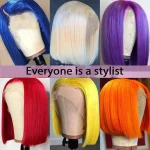 613 Colored Wig Bob Wig - Image 4
