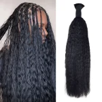 Bulk Hair Kinky Straight Hair Natural Black