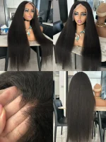 200% HD Lace Wig Kinky Straight - Image 4
