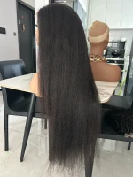 200% HD Lace Wig Kinky Straight - Image 3