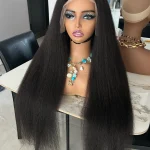 200% HD Lace Wig Kinky Straight
