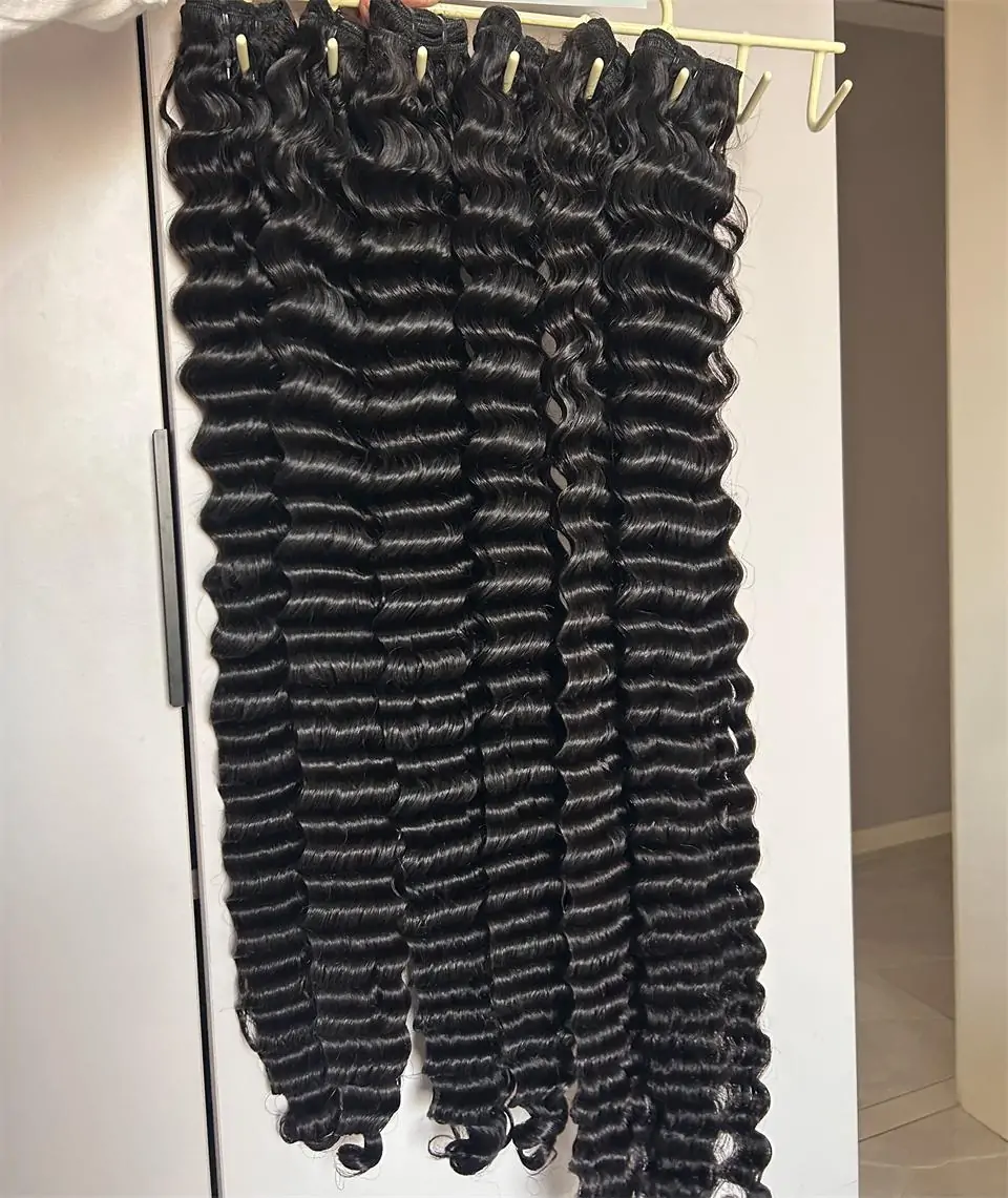 minkvirgin22222 Mink Virgin Hair Deep Wave Bundles - Image 1